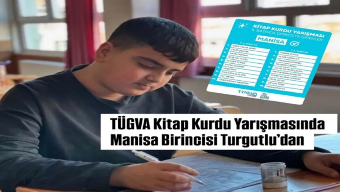Enes Talha Şebin Manisa il birincisi oldu