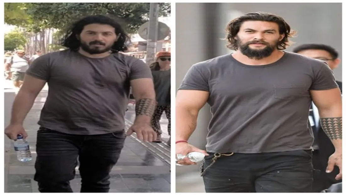 Nevşehirli Emin Sertsoy; Jason Mamoaya Aquamana benzerliği ile dikkat çekiyor!