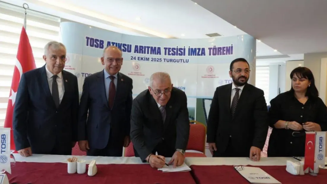Turgutlu OSB Atıksu Arıtma Tesisi Projesinde İmzalar Atıldı