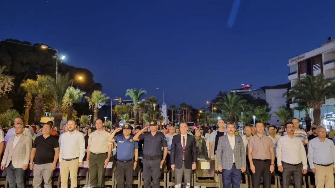 15 Temmuz Demokrasi Ve Milli Birlik Turgutlu Halkının Yoğun Katılımıyla Ve Coşkuyla Gerçekleşti