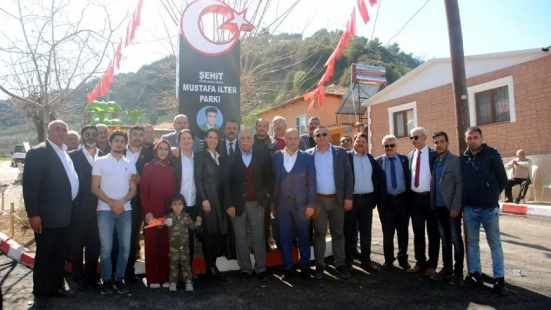 Turgutlu'da Şehit Mustafa İlter'in ismi parkta ölümsüzleştirildi