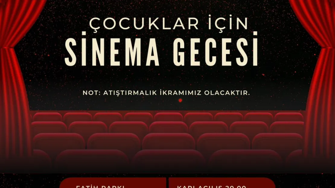 Ahmetli Belediyesi'nden Yaz Akşamlarına Sinema Keyfi