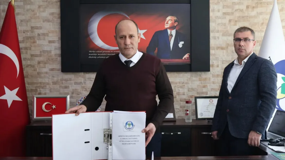 Ahmetli'ye 2 Megavatlık Yeni Güneş Enerji Santrali Kuruluyor