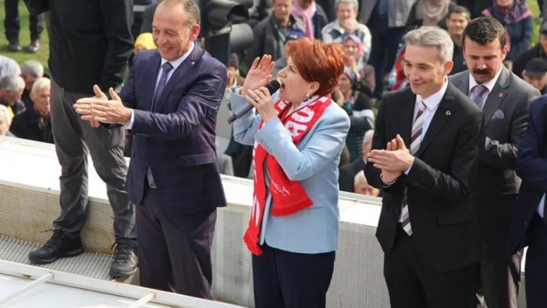 Akşener, Turgutlu'da Çetin'e Destek İstedi