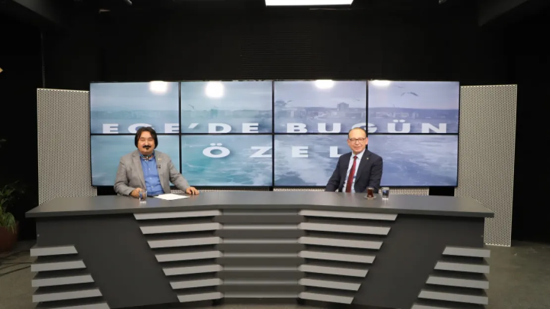 Başkan Akın Kanal Ege'nin Canlı Yayın Konuğu Oldu