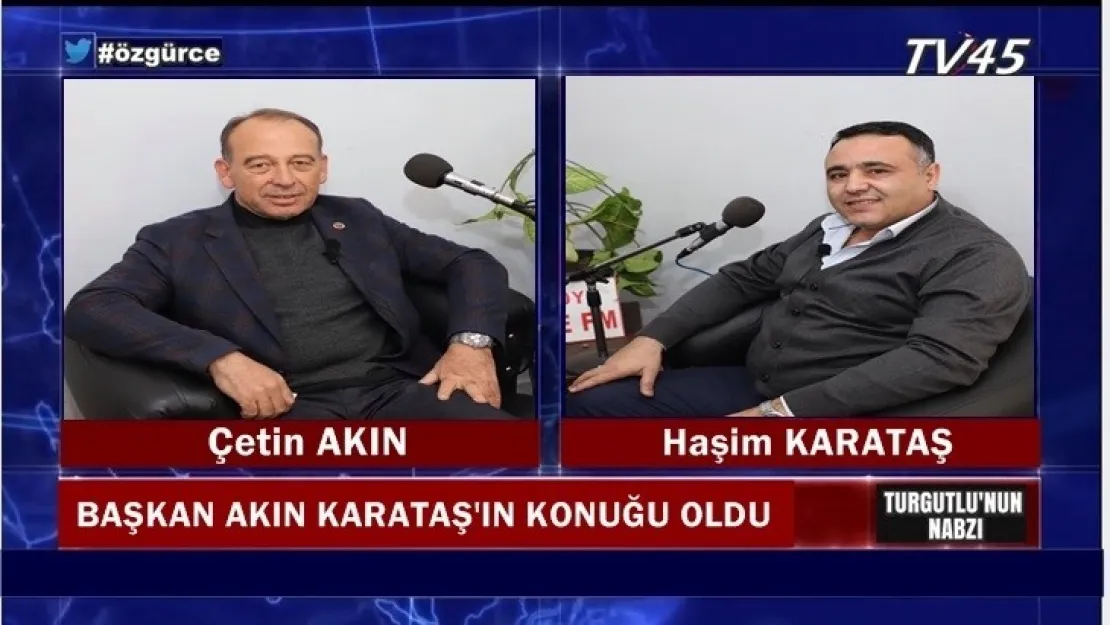 Başkan Akın Karataş'ın sorularını açık yüreklilikle cevapladı (Video)