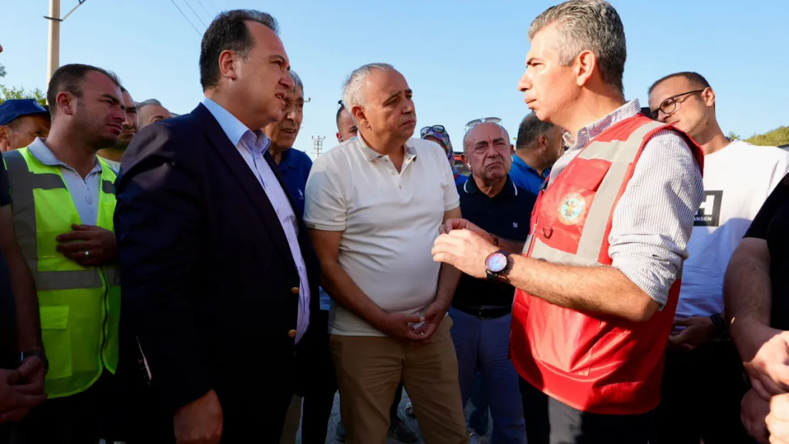 Başkan Dutlulu, Soma Yangınını Yerinde İnceledi