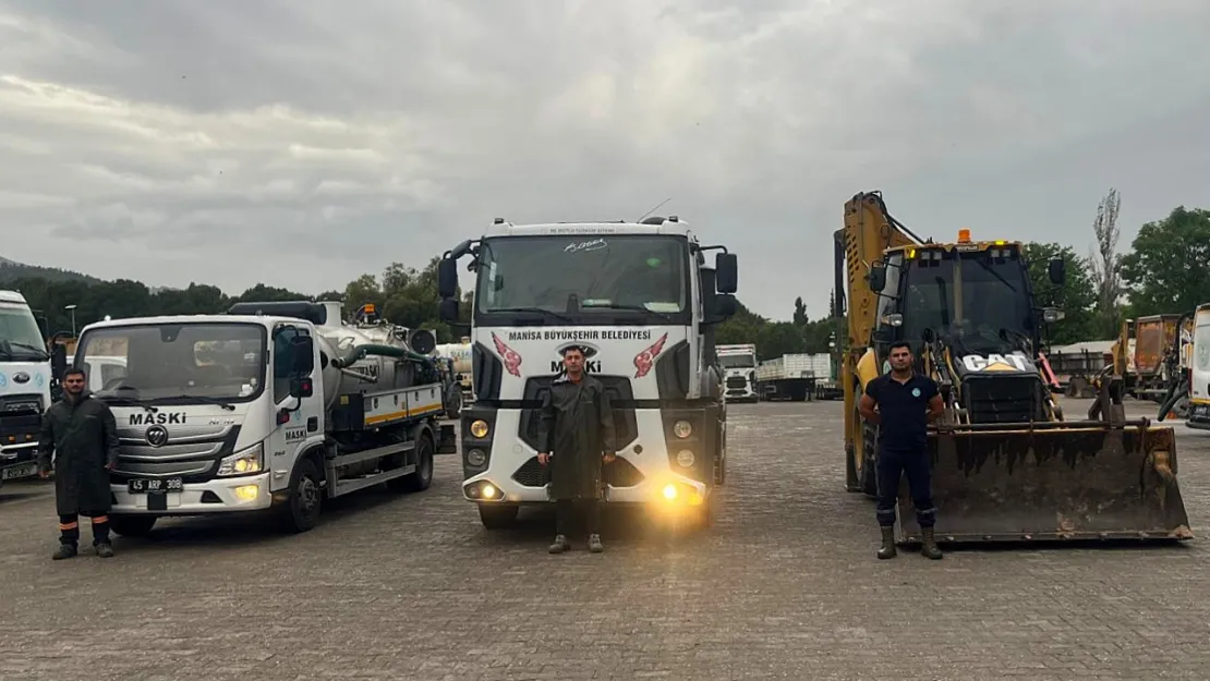 Büyükşehir ekipleri sağanak yağış ve fırtınaya karşı teyakkuzda