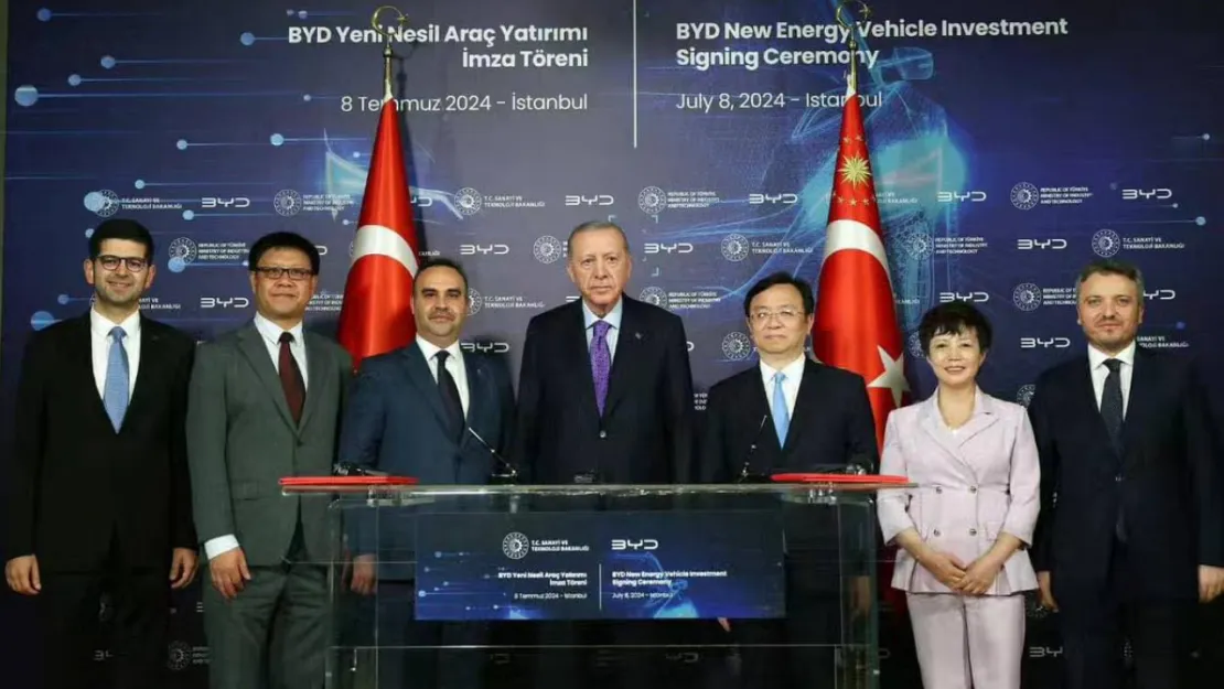 Çinli BYD, Manisa'da 1 Milyar Dolarlık Elektrikli Araç Fabrikası Kuruyor