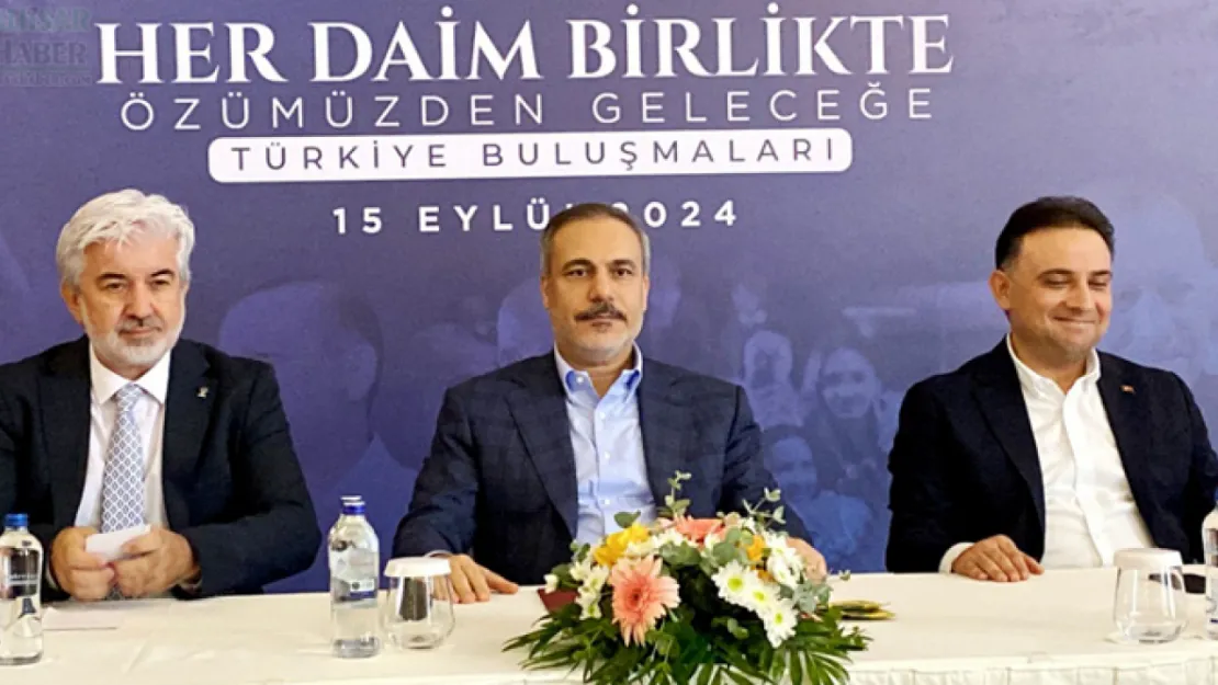 Dışişleri Bakanı Hakan Fidan Manisa'da temaslarda bulundu