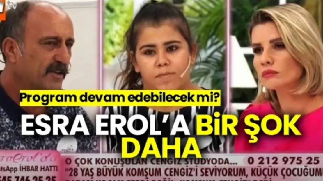 Esra Erol'a bir şok daha, program devam edecek mi?