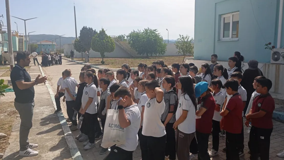 Gölmarmaralı öğrenciler arıtma tesisinde suyun değerini yerinde öğrendi