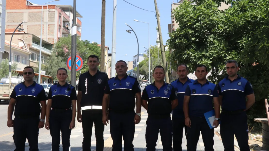 Gördes'de Kaldırım İşgali Denetimi Yapıldı