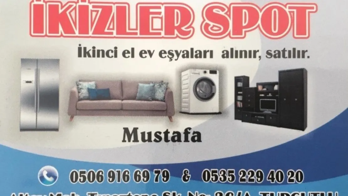 İkizler Spot Turgutlu'da 2. El eşyanın adresi