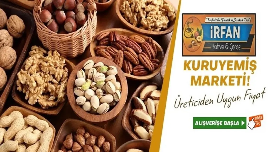 İrfan Kahve ve Çerez Turgutlu'da yeni yüzüyle sizlerin hizmetinde
