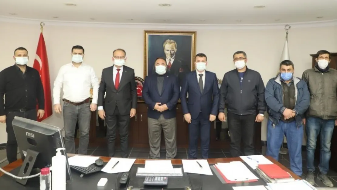 İyileştirme zamları ile ilgili sözleşme Başkan Akın'ın katılımıyla imzalandı