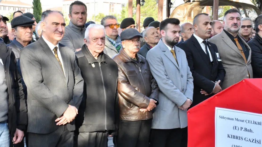 Kıbrıs Gazisi Çelikbilek, Askeri Törenle Uğurlandı