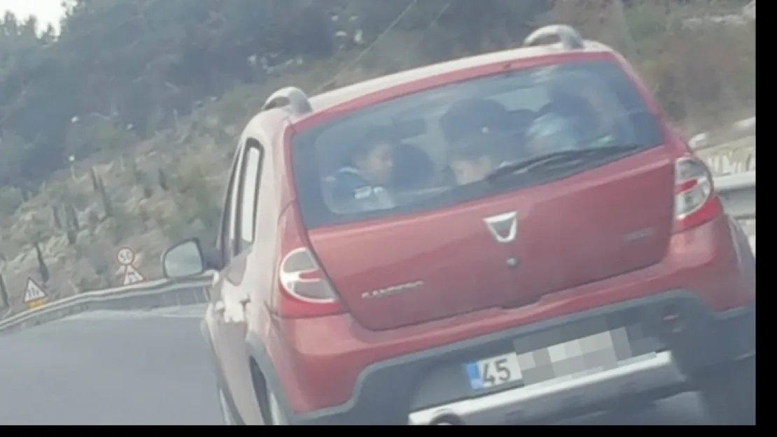 OTOMOBİL BAGAJINDA TEHLİKELİ YOLCULUK