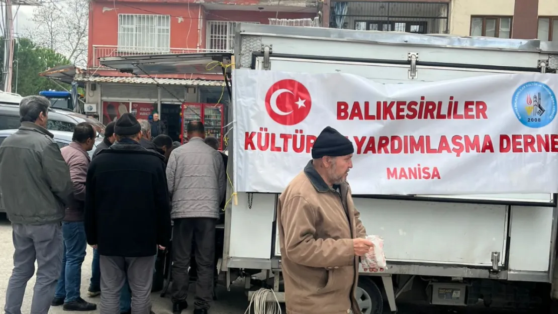 Manisa Balıkesirliler Kültür ve Yardımlaşma Derneği Lokma Hayrı Gerçekleştirdi