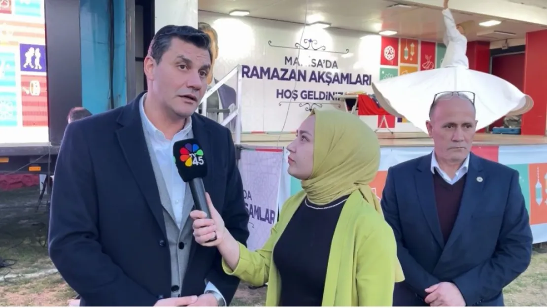 Manisa Büyükşehir Belediye Başkanı Ferdi Zeyrek TV45 mikrofonuna konuştu