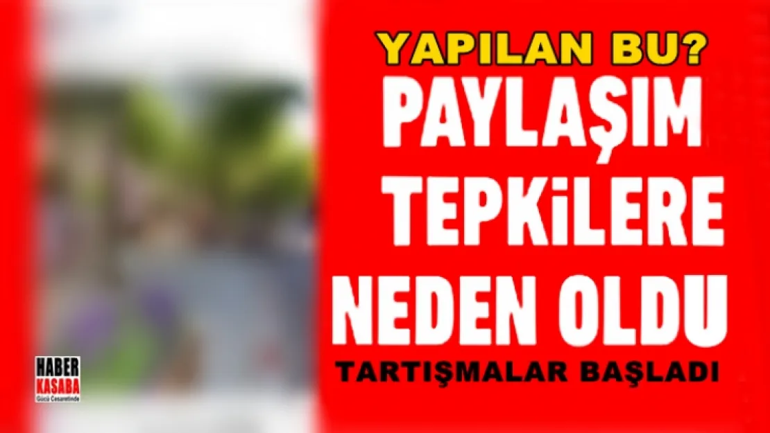 Paylaşılan bu kare tartışmaları tetikledi
