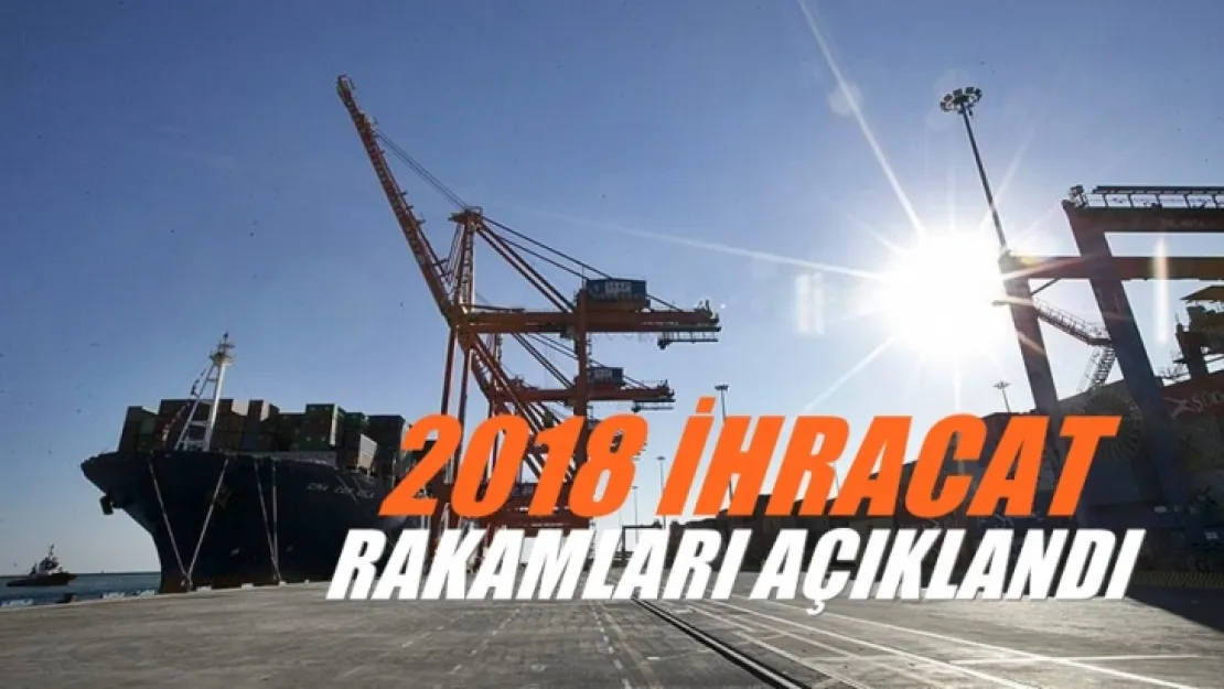 2018 İhracat rakamları açıklandı
