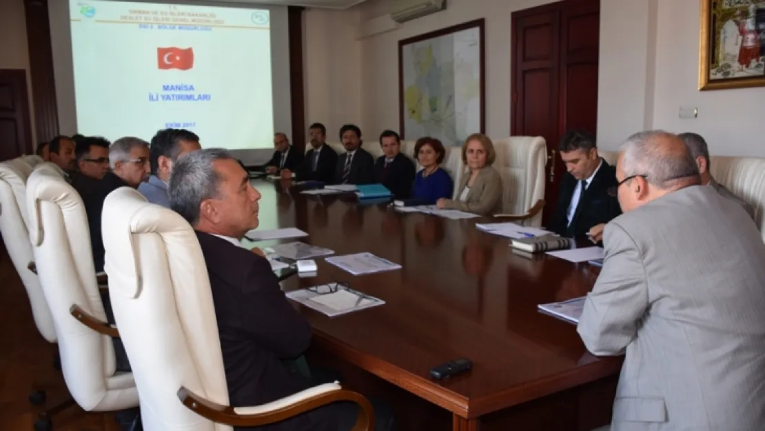 MANİSA'NIN SU KAYNAKLARI MASAYA YATIRILDI