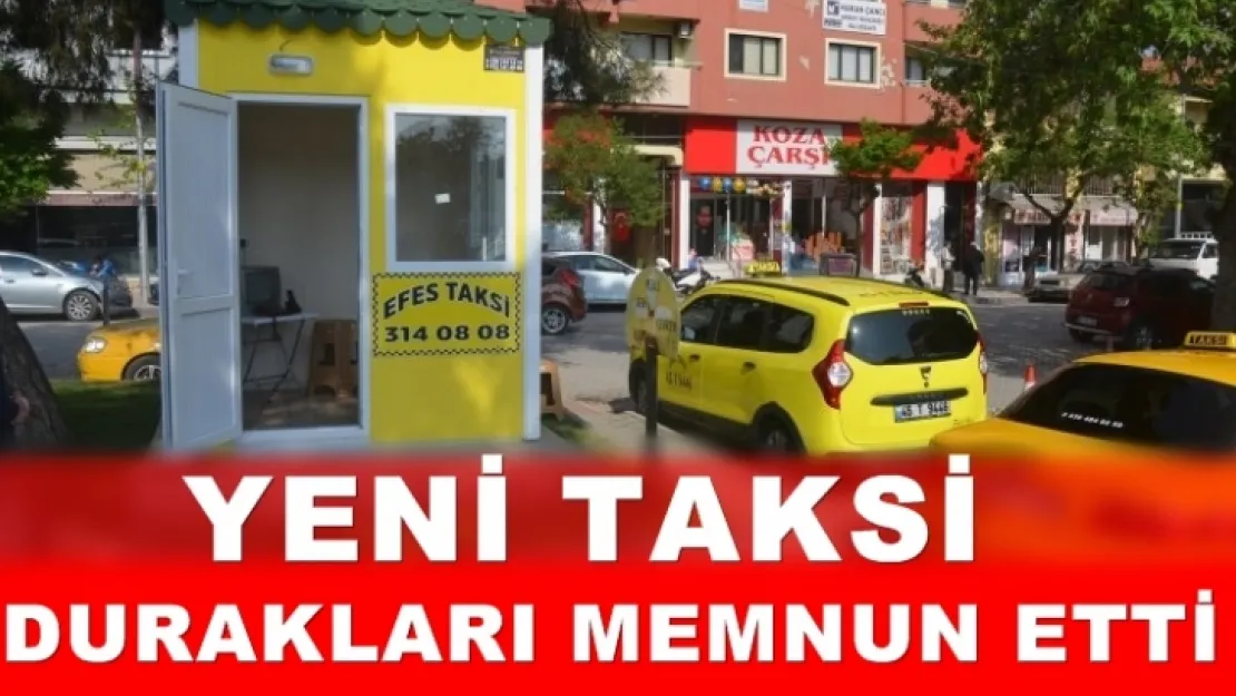 Yeni Taksi Durakları Turgutlu'ya Çok Yakışt