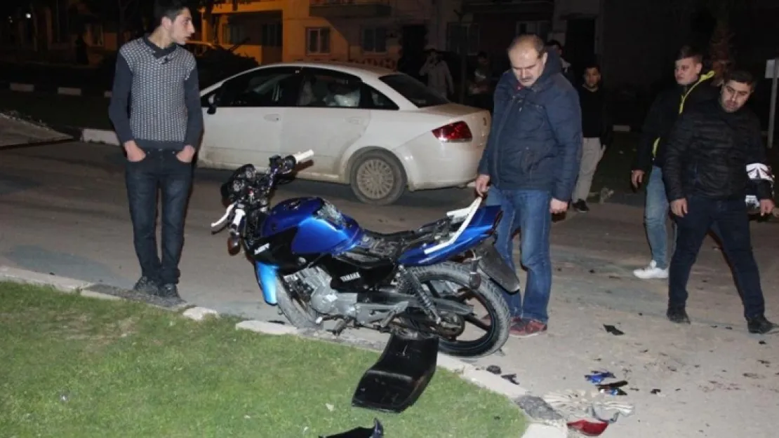 YİNE MOTORSİKLET YİNE 1 YARALI
