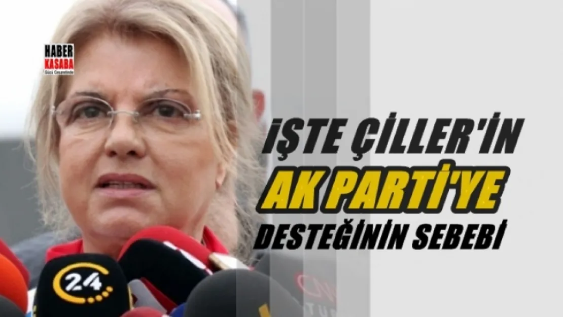 İşte Eski Başbakan Çiller'in AKP desteğinin sebebi