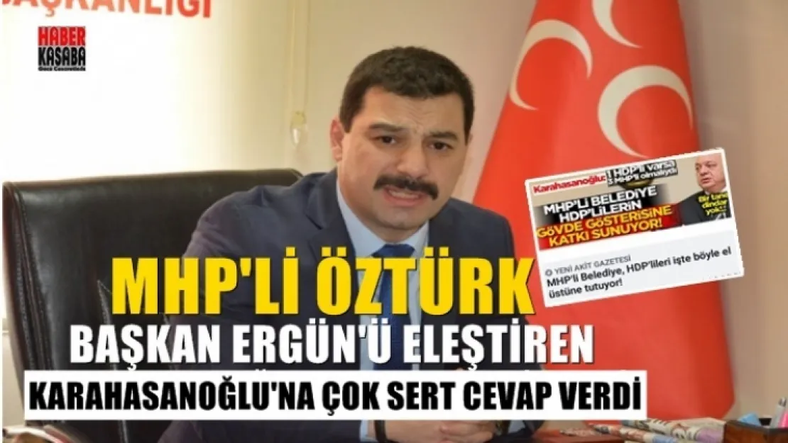 Öztürk, Büyükşehirde Hata Aramayın, 'Yerel seçim öncesi algı yapılıyor!'