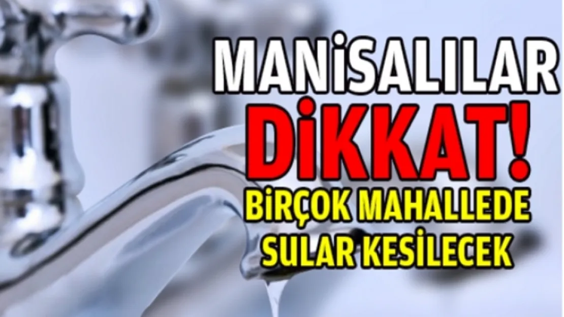 BU MAHALLELERDE YAŞAYANLAR DİKKAT!
