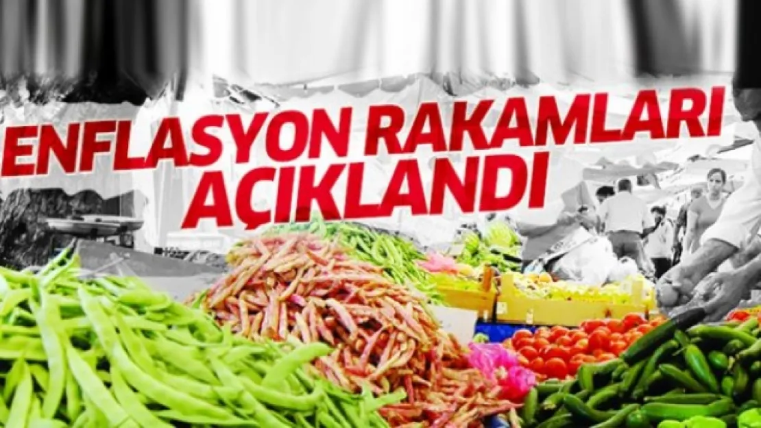 Enflasyon rakamlarını açıklandı