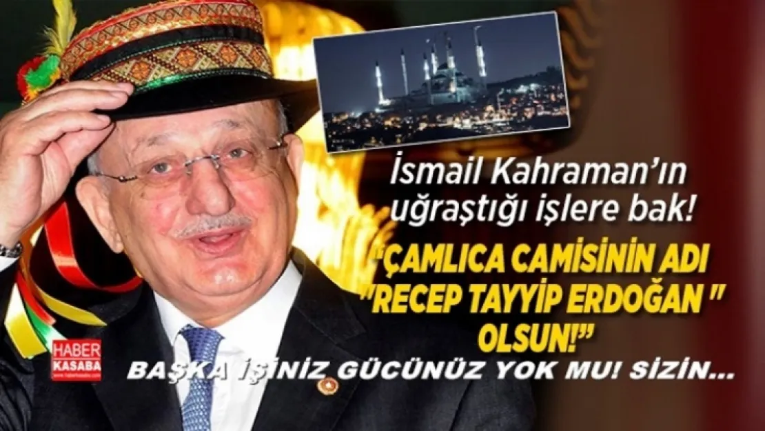 TBMM Başkanı İsmail Kahraman'ın başka işi gücü kalmamış uğraştığı işlere bak!
