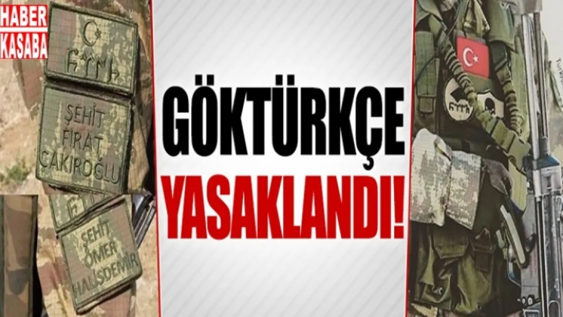 Askere Göktürkçe yasağı geldi