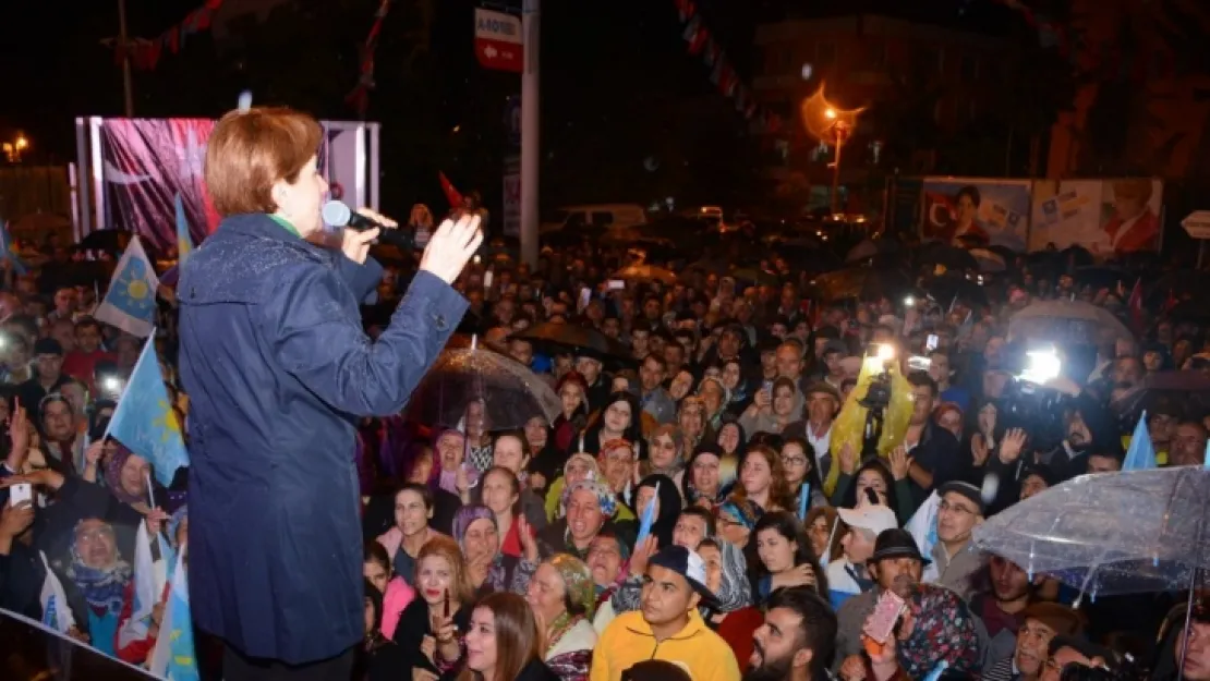 Akşener,'Bu ülkede adaleti, hukuku sağlayacağız'