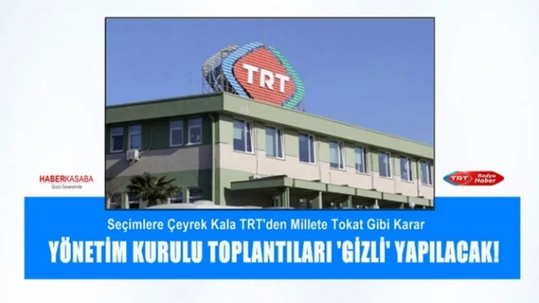 Bu nasıl olur TRT'den akıl almaz bir karar