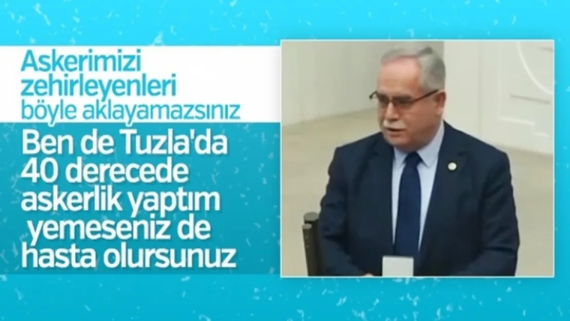 AK Partili Berber Hiçbir şey yemeseniz de o gün akşam hasta olursunuz