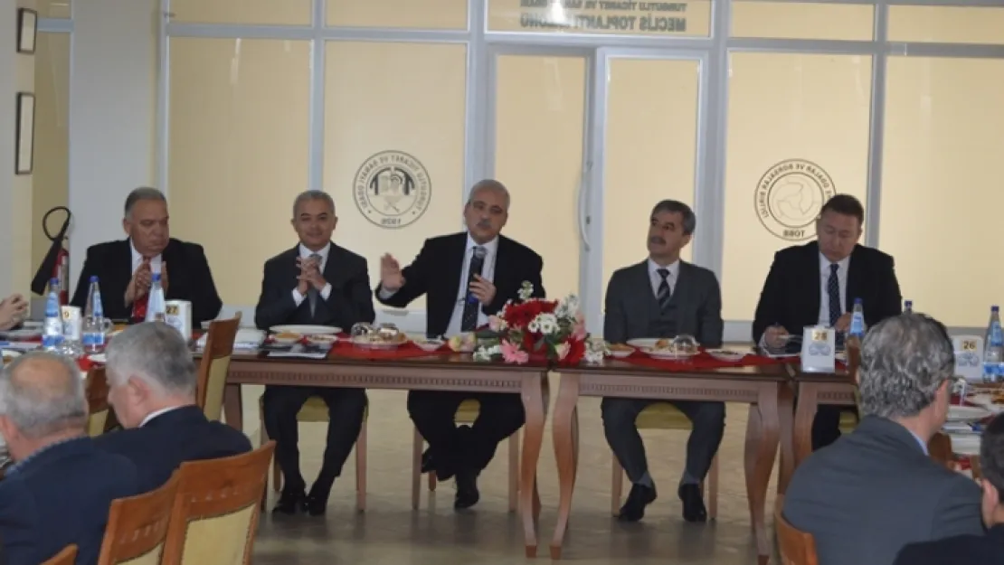 TURGUTLU PROTOKOLU MAKİNECİ TOPLANTISINA KATILDI