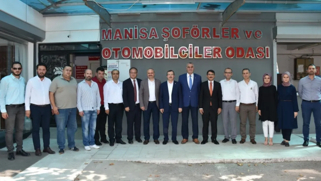 Şoförler Odasına hayırlı olsun ziyareti