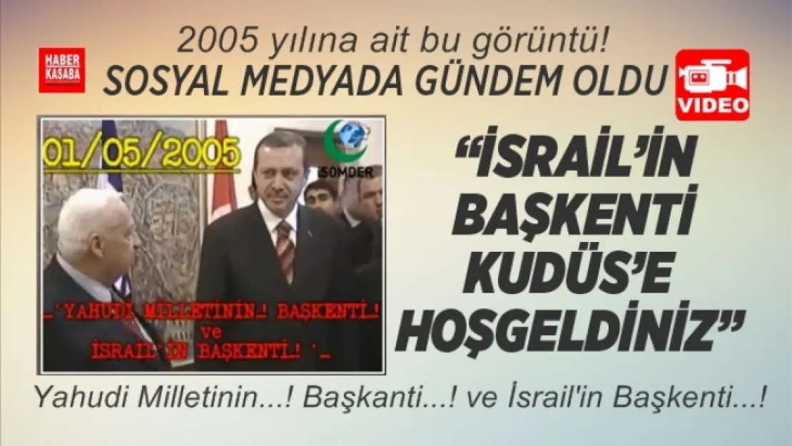 Sosyal medyada, 2005 yılına ait bir görüntü gündeme oturdu