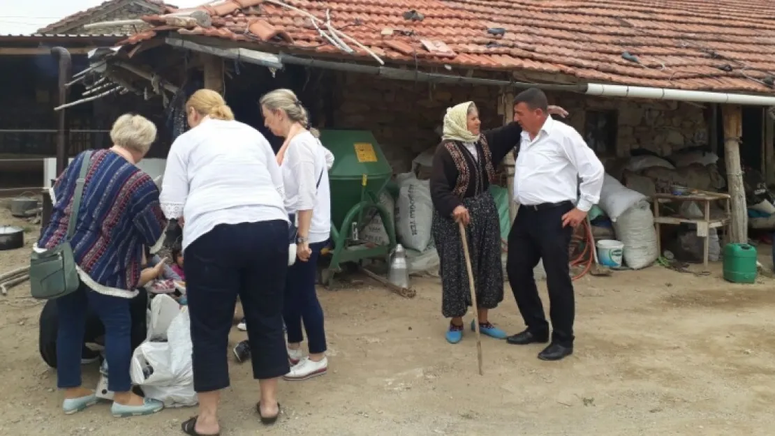 MAVİ MELEKLER DEN YÖRÜK AİLESİNE YARDIM ELİ 