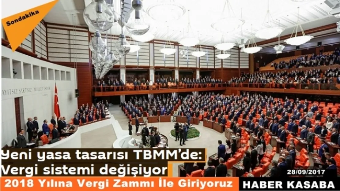 Yeni yasa tasarısı TBMM'de: Vergi sistemi değişiyor