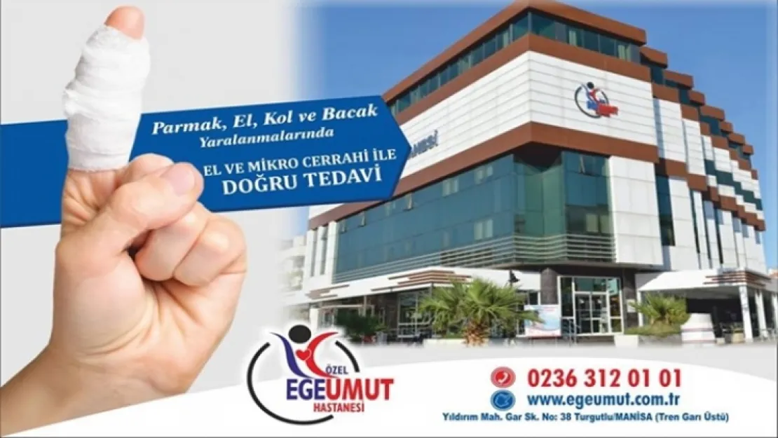 EGEUMUT HASTANESİ İLKLERİ TURGUTLU'YA GETİRİYOR