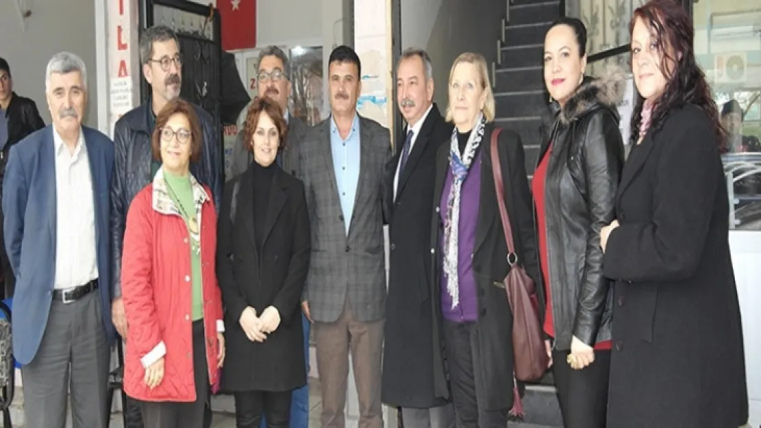 CHP ODALARA ZİYARET GERÇEKLLEŞTİRDİ