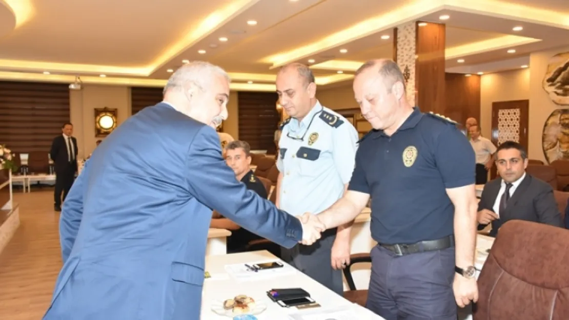 SEÇİM GÜVENLİĞİ TOPLANTISI YAPILDI