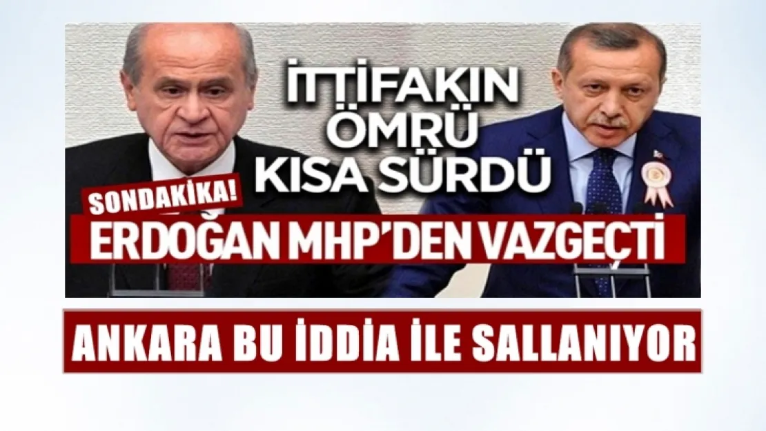 Ankara kulisleri bu iddia ile sallanıyor!