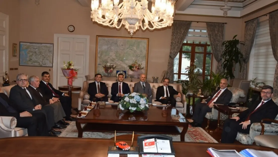 MÜFTÜLERİNDEN VALİ GÜVENÇER'E ZİYARET