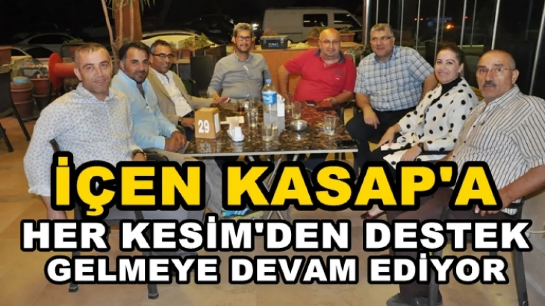 İçen Kasap'a Her Kesimden Destek Geliyor