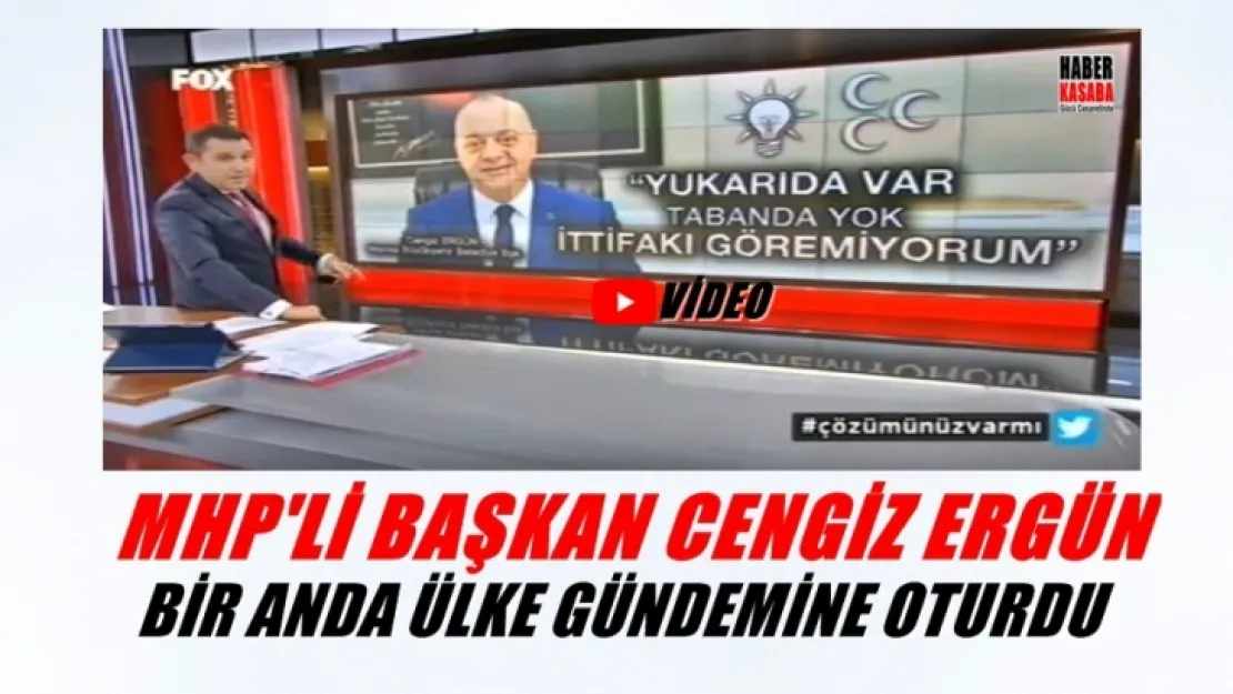 Cengiz Ergün Ulusal ve Yerel Medyanın Gündeminde!